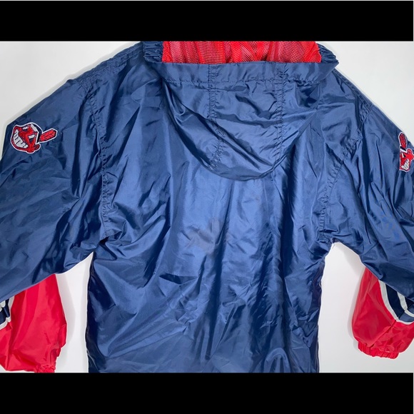 Vintage PUMA Cleveland Indians MLB Full-Zip Hoodie - Picture 5 of 8
